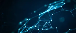 A graphic representation of a neural network