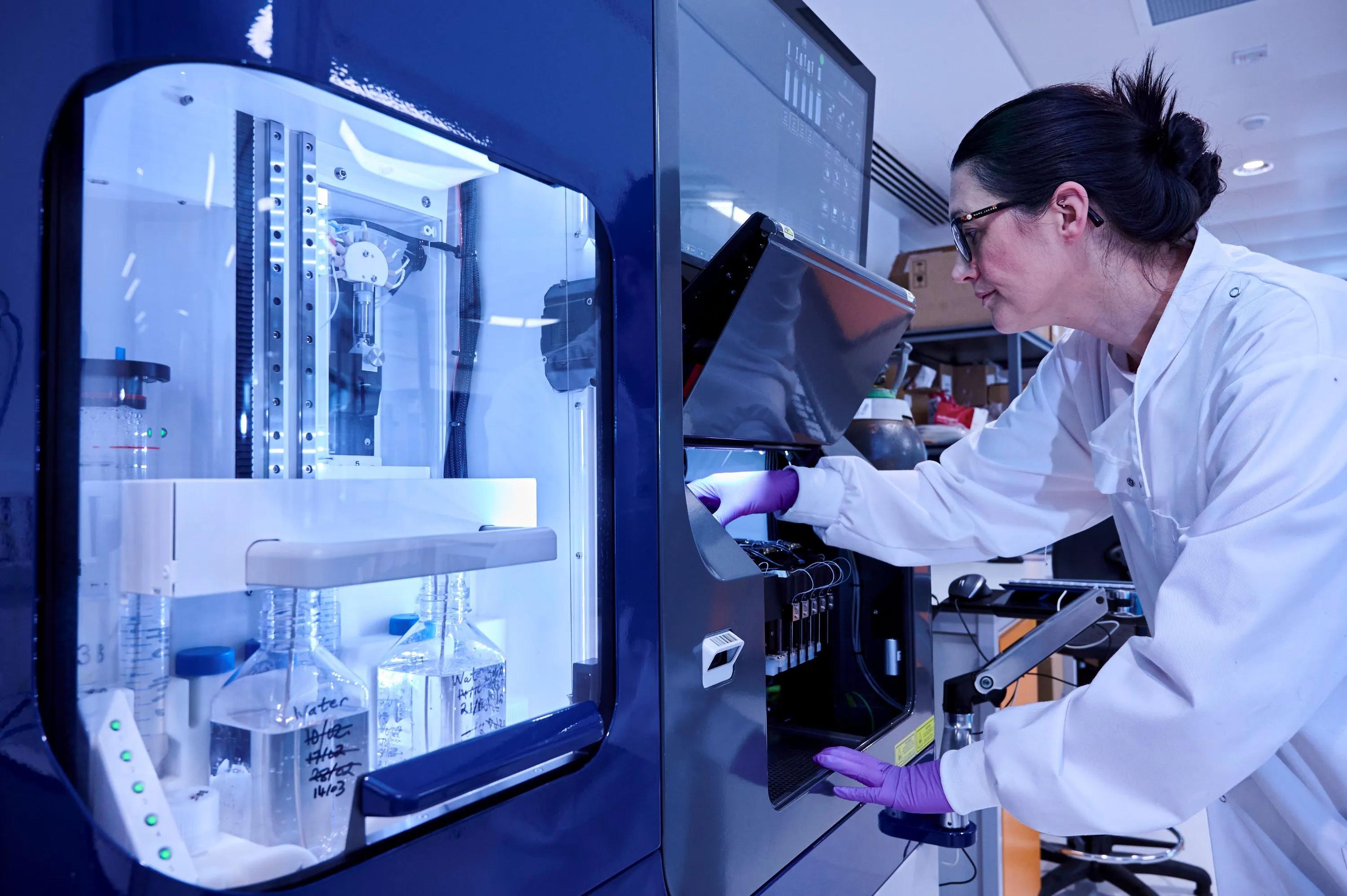 Scientist working in Laboratory
